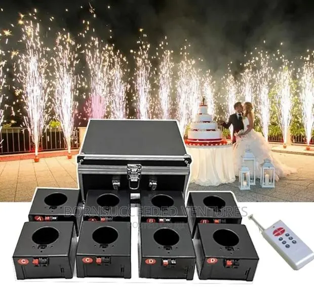 Wireless Remote Control 8 Cues Fireworks Machine for Stage · Photo 1