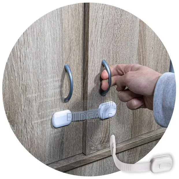 Reusable Child Cabinet Safety Locks 4 Pieces · Photo 1