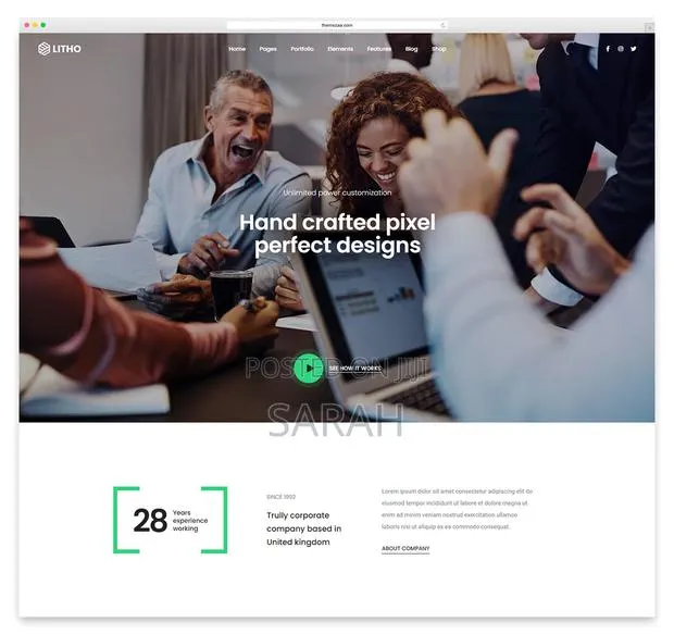 I Will Make A Basic, Professional And Fully Responsive Wordpress Site · Photo 1