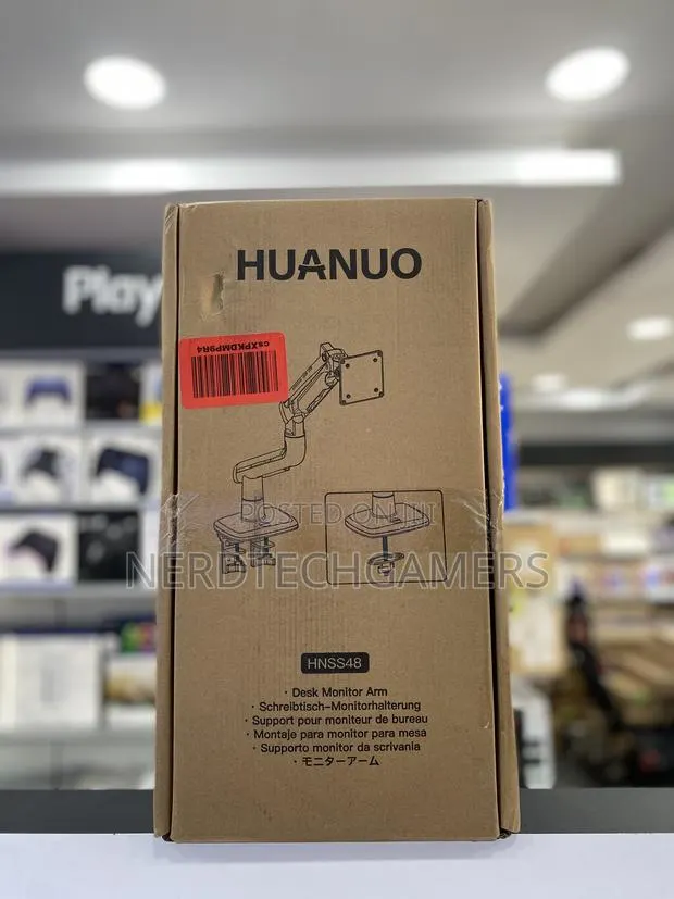 Huanuo Single Monitor Arm for 40 Inch Screens, · Photo 1