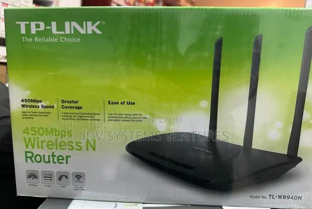 Tl-Wr940n
450mbps Wireless N Router · Photo 1