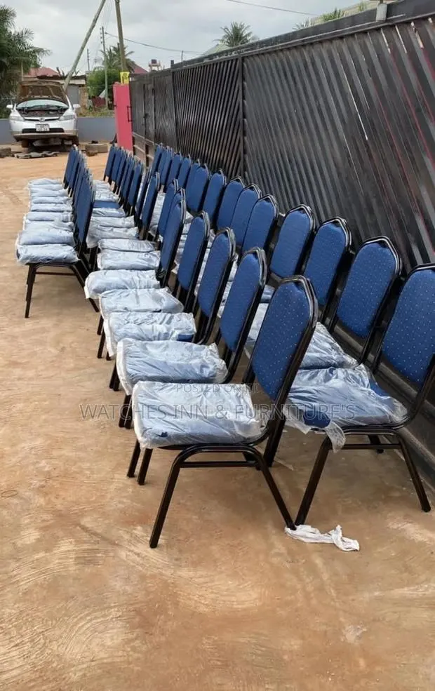 Black Metal Frame Conference, Auditorium, Church Chair · Photo 1