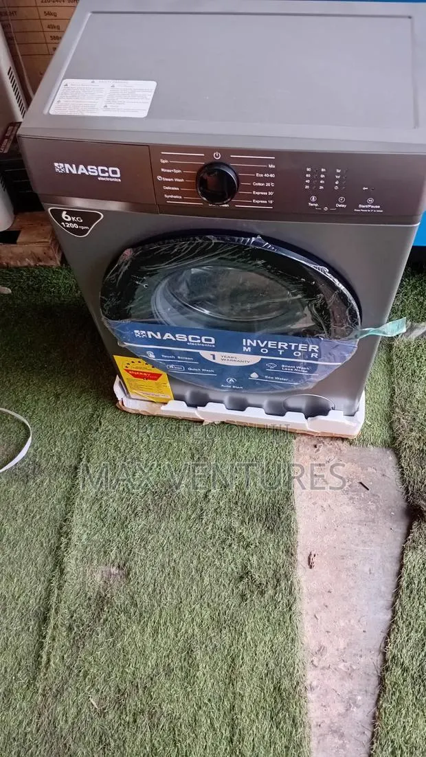 Nasco 6KG Washing Machine – Fast Clean Gentle Wash · Photo 1