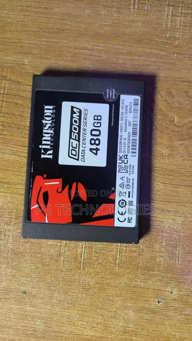 480GB SSD Kingston Dc500m– Sata 2.5-Inch · Photo 1