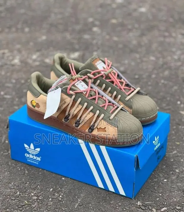 Adidas Superstar X Melting Sadness Brown/Green · Photo 1