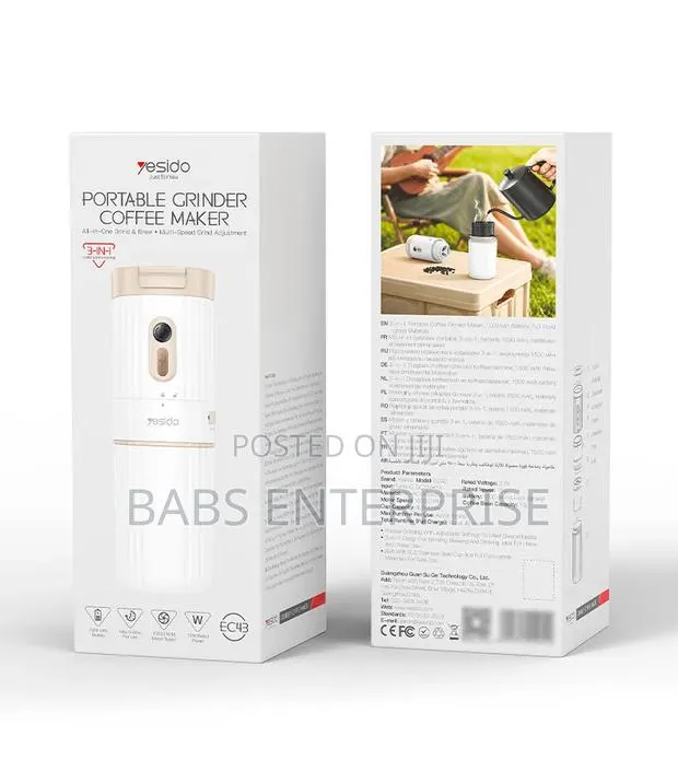 Yesido EC43 Portable Grinder + Coffee Maker · Photo 1