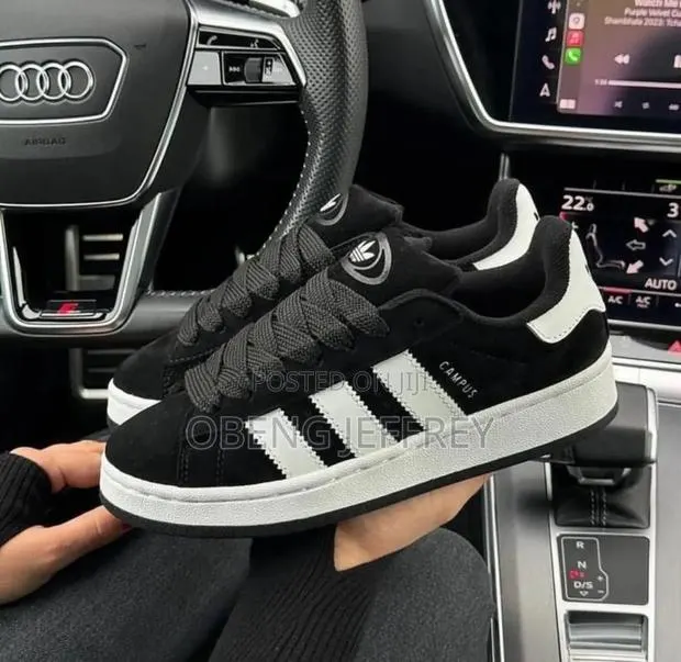 Original Adidas Campus Black/White · Photo 1