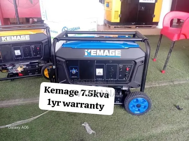 Kemage 7.5KVA 8500W Generator – Powerful Quality Genset7.5kva · Photo 1