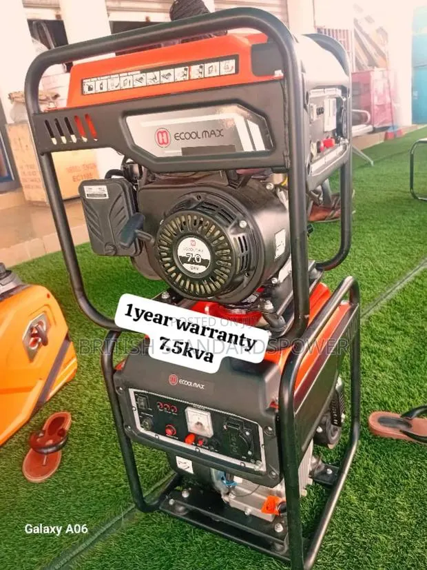 Increased Capability 7 5kva Petrol Generator · Photo 1