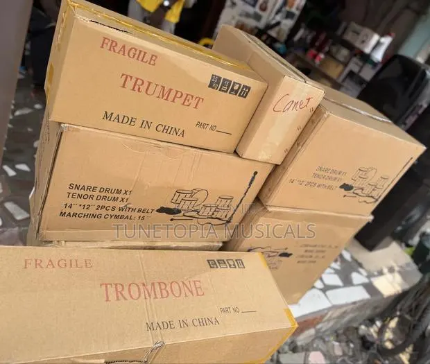 Two Trumpet,One Cornet, Two Trombone, 6set Parade Drum & One Euphonium · Photo 1