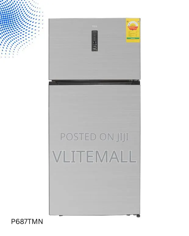 TCL 528l Top Mount Refrigerator P687tmn · Photo 1