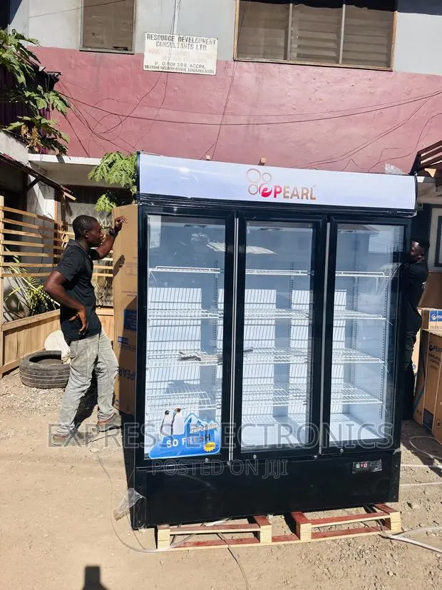 Pearl Display Fridge 3 Doors PVC-150 White — · Photo 1