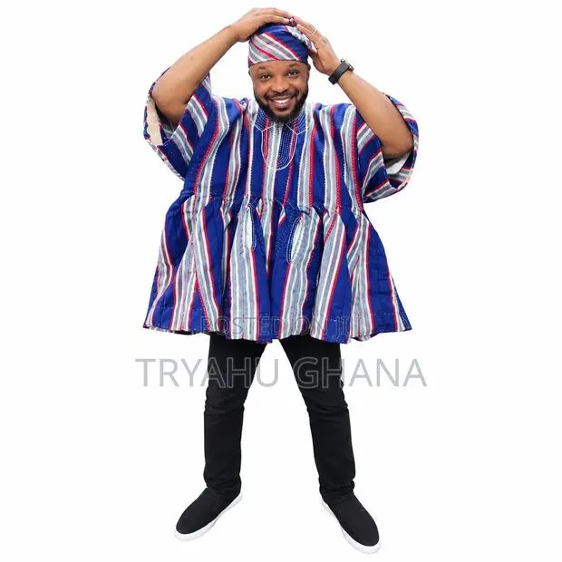 Smock With Woven Cap — Traditional Ghana Style · Photo 1