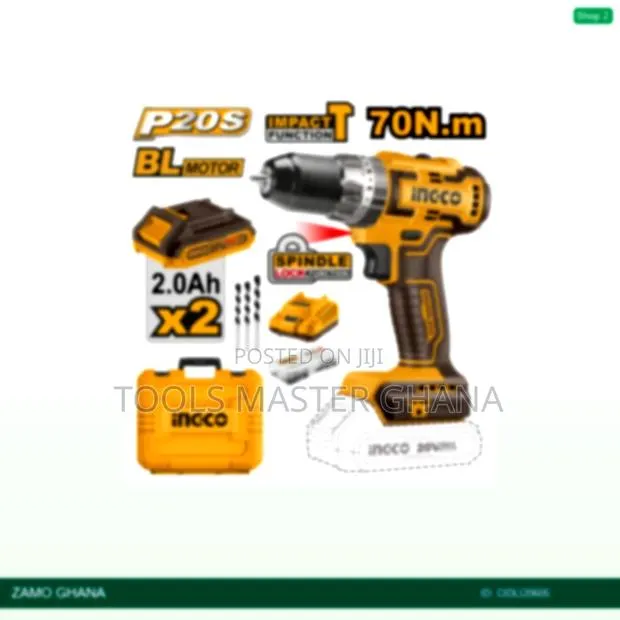 Lithiumion Brushless Impact Drill 20v - Cidli20605 · Photo 1