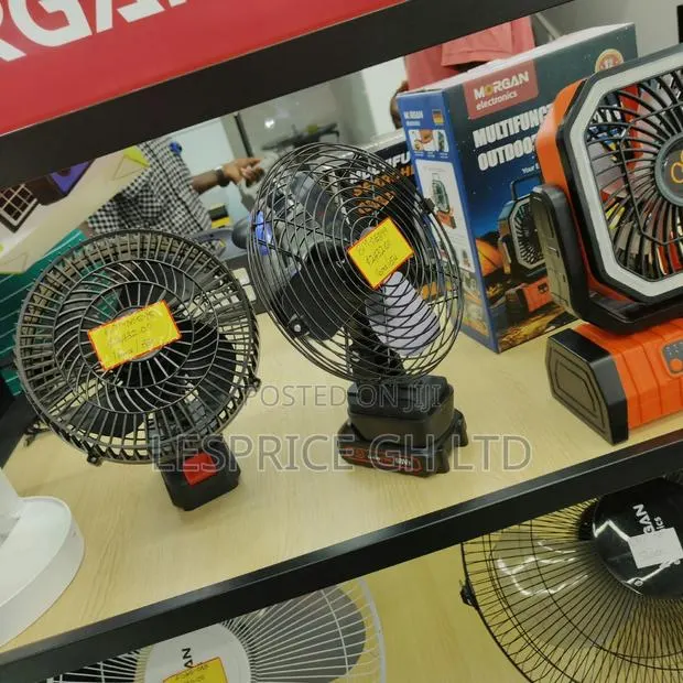 Price Slash on Our Compact Cordless Rechargeable Morgan Desk-Fan · Photo 1