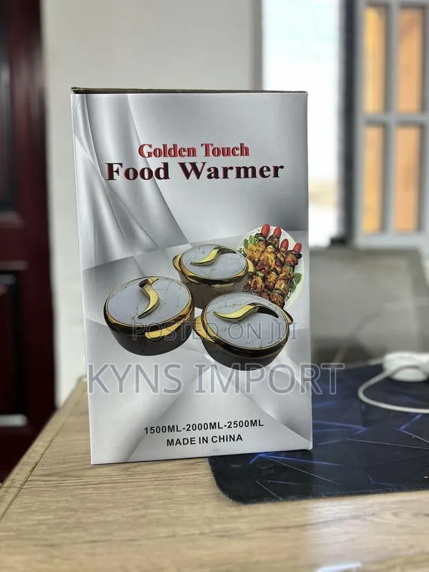 3pcs Set Golden Touch Food Warmer · Photo 1