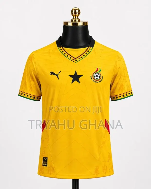 Wear The Ghana Black Stars Jersey With Pride- Tryahu Jersey Price · Photo 1