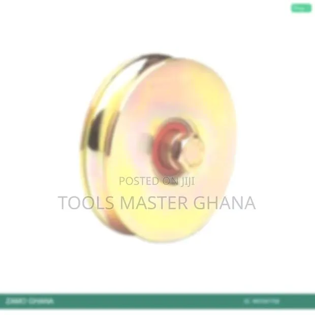 Iron Gate Caster 80mm No Bar Single With Screw - W · Photo 1