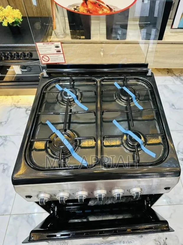 Choose Ferre Glass Oven 4 Burner With Grill(Gray)Gary · Photo 1