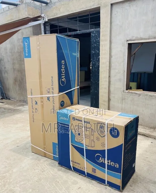 Extremely Affordable Midea Mj2-48crn1 5.0hp Standing Ac(White) · Photo 1
