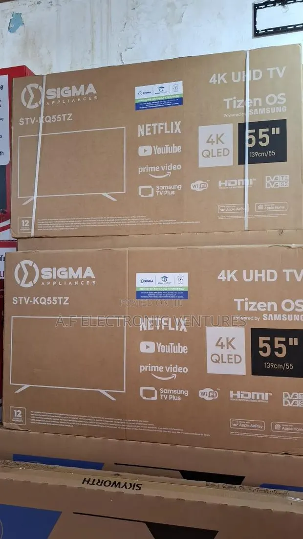 Sigma 55-Inch Qled Uhd Smart TV Tizen Os Powered by Samsung · Photo 1