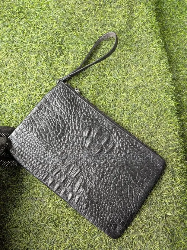 Crocodile Leather Clutch Bag · Photo 1