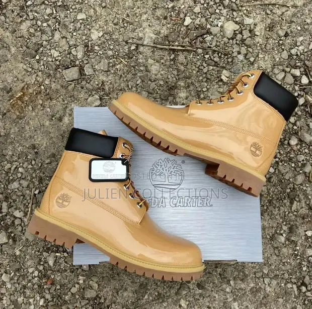 Timberland Boots Mirror Brown Yellow · Photo 1