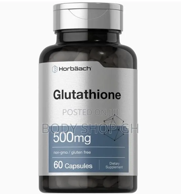 Horbäach Glutathione 500mg | 60 Capsules || Non-Gmo and Gluten Free · Photo 1