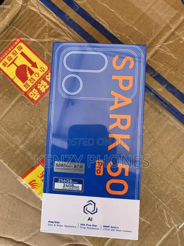 New Tecno Spark 50 Pro 256 GB Gray · Photo 1