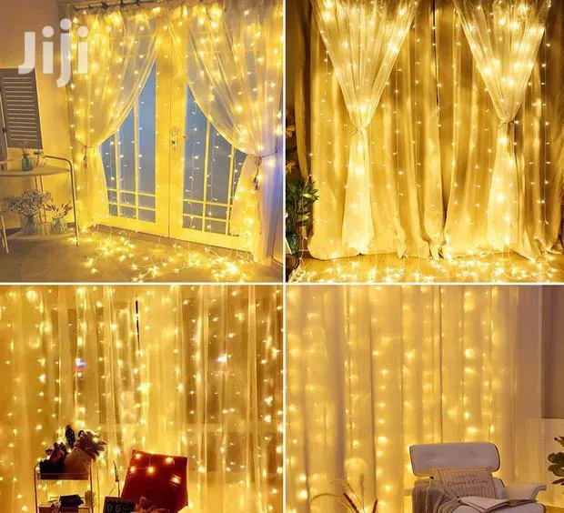 Christmas Light Curtains