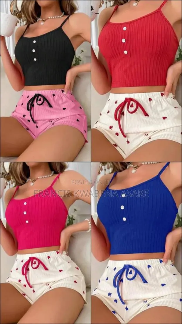 Plain and Pattern 2 Pieces Nightwear - 50 Wholesale · Photo 1