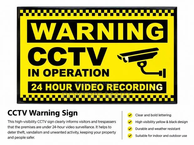 CCTV Warning Signage · Photo 1
