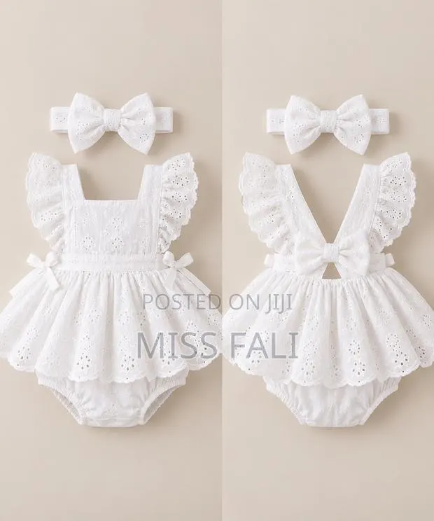 Angel Lace Baby Romper. 3-6Months · Photo 3