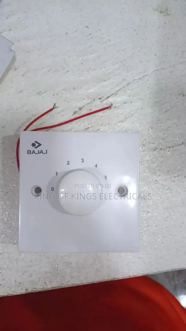 Bajaj Fan Regulator – 5-Step Speed Control for Ceiling Fans