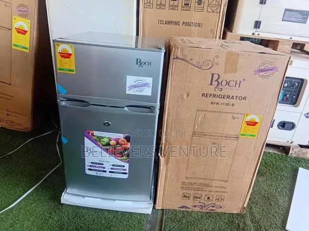 Roch 85l Energy-Saving Double Door Fridge – RFR-110d-B 85l · Photo 1