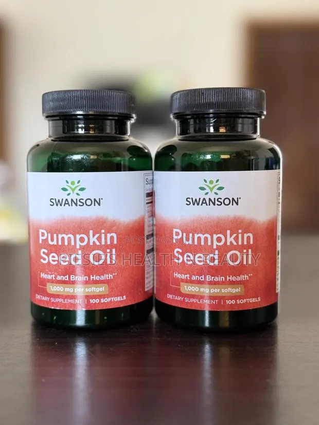 Swanson Pumpkin Seed Oil, 100 Softgels · Photo 1