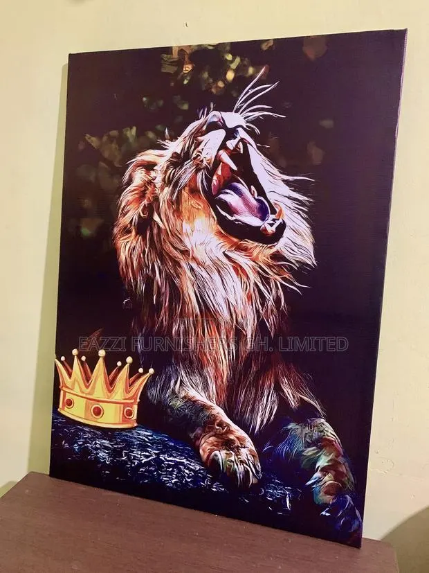 Lion King Portrait Canvas Wall Frames · Photo 1