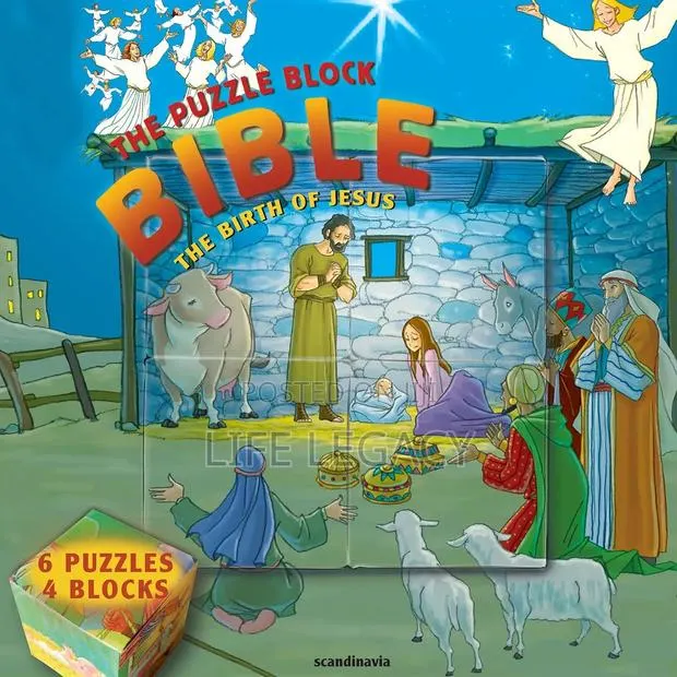 The Birth of Jesus: The Puzzle Block Bible · Photo 1