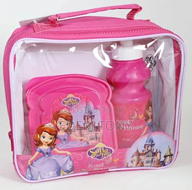Sofia the First 3-Piece Lunch Bag, Bottle, and Sandwich Box Set · Photo 1