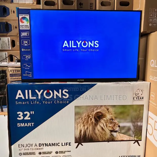 Ailyons 32" Full Hd Led Tv| Slim| 1080p| Usb| Hdmi| Screen Mirrowing · Photo 1