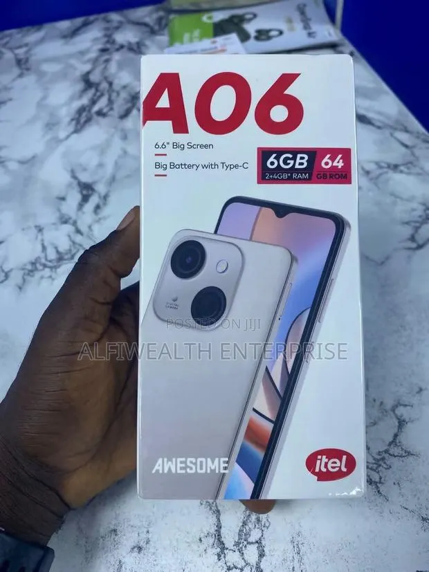 New Itel A06 64 GB Black · Photo 1
