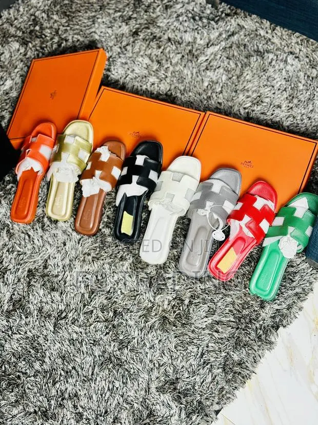 Quality Hermes Slippers _ Ladies Slippers in Box · Photo 1