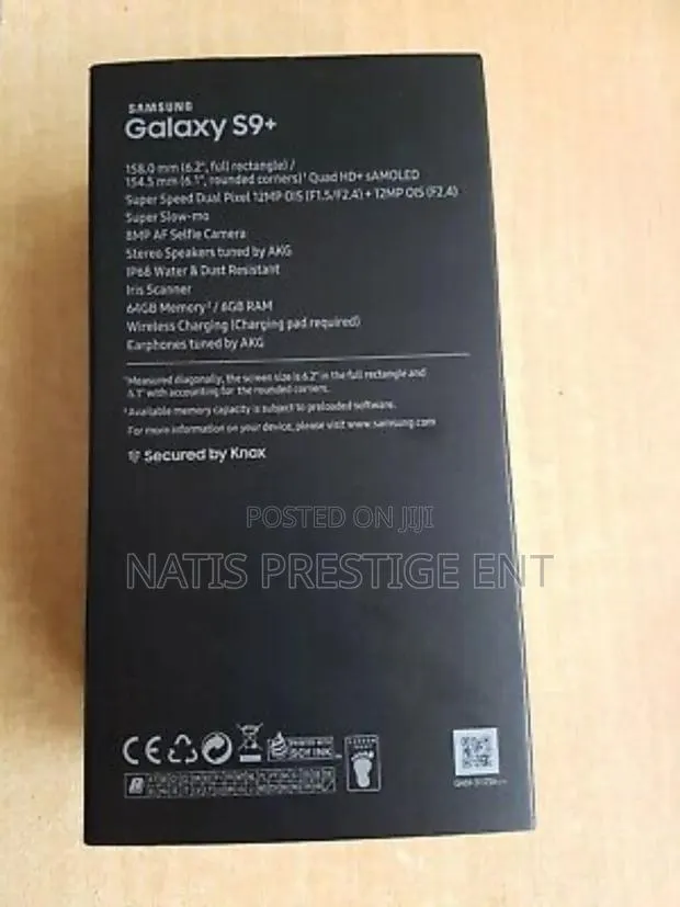 New Samsung Galaxy S9 Plus 128 GB Black · Photo 1