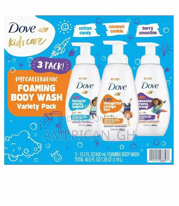 Dove Kids Care Foaming Body Wash, Variety Pack
3pcs · Photo 1