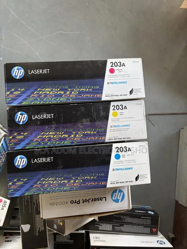 HP 203a Color Toners Cartridges for M254,mfp 280/281 Printers · Photo 1