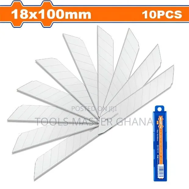 10 Pcs Snap-off Knife Blades Set - Wmk1k18 · Photo 1