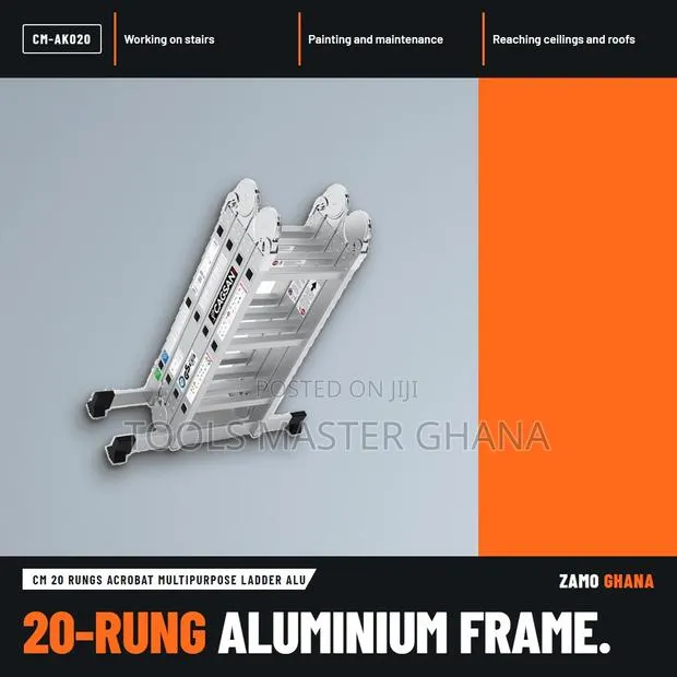 Cm 20 Rungs Acrobat Multipurpose Ladder Alu - CM-AK020 · Photo 1