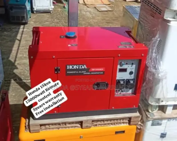 Energy Accel Honda 15kva 15000watt Diesel Remote Control · Photo 1