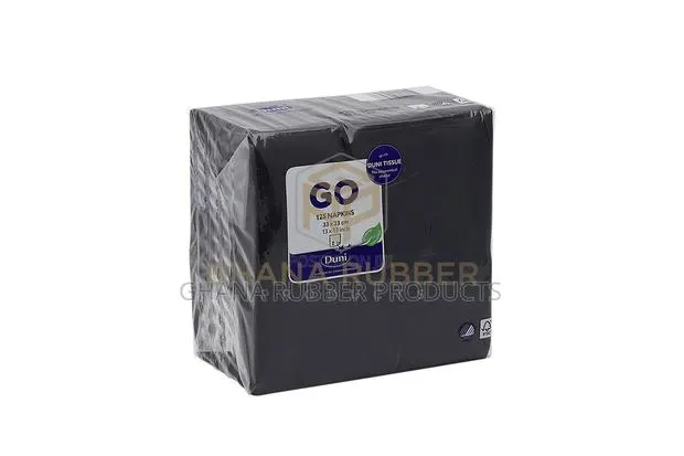 Duni Luxury Napkins Black (16 Packets) · Photo 1