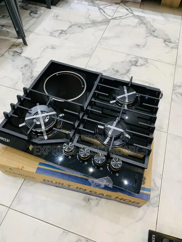 Zealous Sleek Kenwood 60cm 3+1 Built-in Cooker Gas Electric Combo Hob · Photo 1